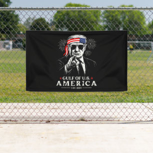 Grappig Trump Golf van Amerika 2025 4 juli Spandoek
