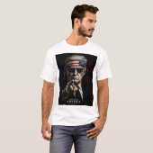 Grappig Trump Golf van Amerika 2025 4 juli T-shirt (Voorkant volledig)