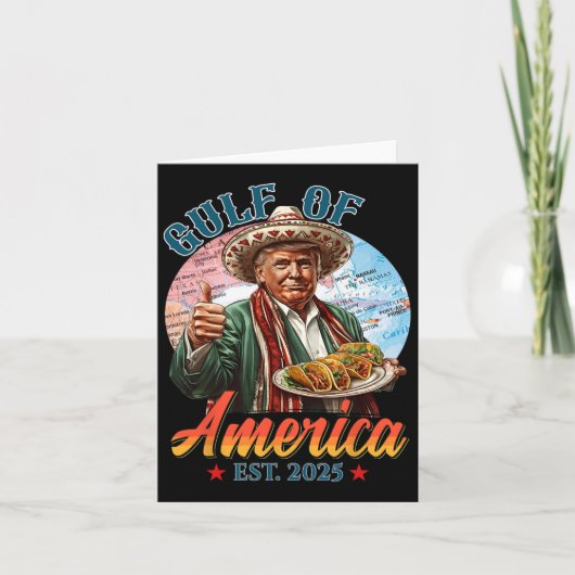 Grappig Trump Golf van Amerika 2025 Grappig Graphi Kaart (Voorkant)