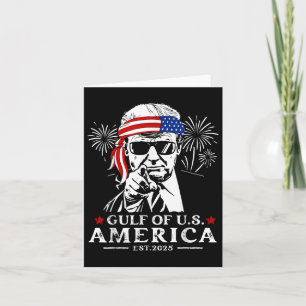 Grappig Trump Golf van Amerika 2025 Happy 4th Of Kaart