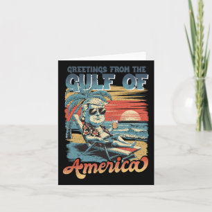 Grappig Trump Golf van Amerika 2025 Trump Merchand Kaart