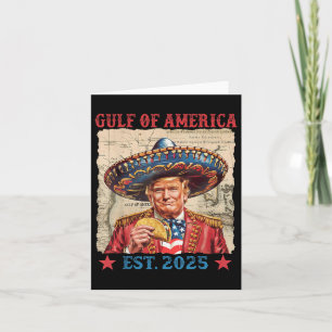 Grappig Trump Golf van Amerika 2025 Trump Taco Mex Kaart