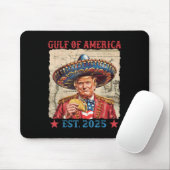 Grappig Trump Golf van Amerika 2025 Trump Taco Mex Muismat (Met muis)