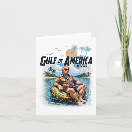 Grappig Trump Golf van Amerika EST 2025 Kaart (Voorkant)