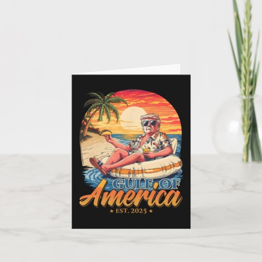 Grappig Trump Golf van Amerika EST 2025 Kaart (Voorkant)