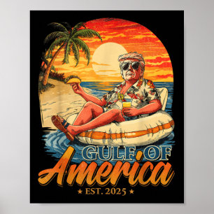 Grappig Trump Golf van Amerika EST 2025 Poster