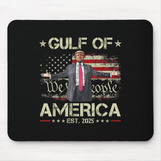 Grappig Trump Golf van Amerika EST 2025 USA Americ Muismat (Voorkant)