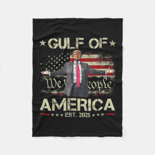 Grappig Trump Golf van Amerika EST 2025 USA Fleece Deken