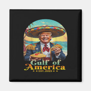 Grappig Trump Golf van Amerika Retro EST 2025 Golf Magneet