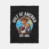 Grappig Trump Golf van de VS Amerika EST 2025 Fleece Deken (Voorkant)