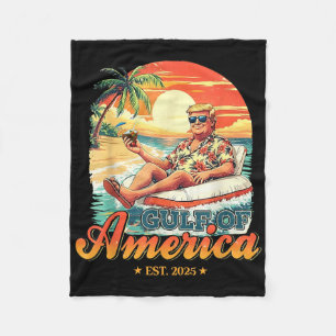 Grappig Trump Golf van de VS Amerika EST 2025 Fleece Deken