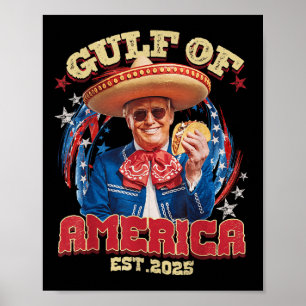 Grappig Trump Golf van de VS Amerika EST 2025 Golf Poster