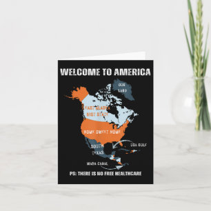 Grappig Trump Groenland Panamakanaal Canada Mexico Kaart