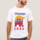 Grappig Trump haar verkiezing T-Shirt (Voorkant)