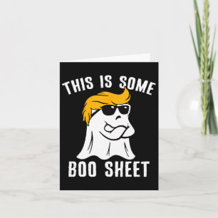 Grappig Trump Halloween Dit is een boekenblad Kaart