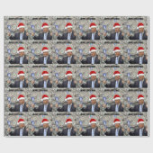 Grappig Trump Kerst Cash  Cadeaupapier (Vlak)