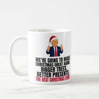 Grappig Trump Kerstcadeau Tremendous Koffiemok