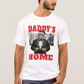 Grappig Trump Kerstdagen Home Witte Huis T-shirt (Voorkant)