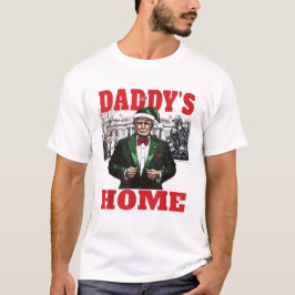 Grappig Trump Kerstdagen Home Witte Huis T-shirt