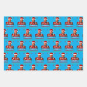 Grappig Trump Kerstman Hoed Vrolijk Kerst Lelijk C Inpakpapier Vel (Voorkant 2)