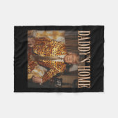 Grappig Trump Leopard Daddys Home, Trump 2024 Fleece Deken (Voorkant (Horizontaal))