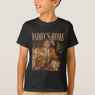 Grappig Trump Leopard Daddys Home, Trump 2024 T-shirt