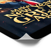 Grappig Trump maakt nieuwjaar weer geweldig Trump  Poster (Hoek)