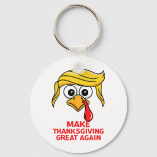 Grappig Trump maakt Thanksgiving weer geweldig Tur Sleutelhanger