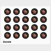 Grappig Trump Mac Daddy T-shirt Ronde Sticker (Vel)