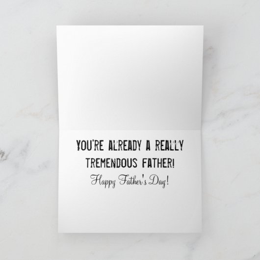 Grappig Trump MAGA Vaderdag Kaart (Binnen)