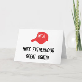 Grappig Trump MAGA Vaderdag Kaart