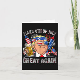 Grappig Trump maken 4 juli weer geweldig Mannen Dr Kaart