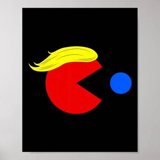 Grappig Trump Man 2024 PAC T-shirt - Trump Man NE  Poster (Voorkant)