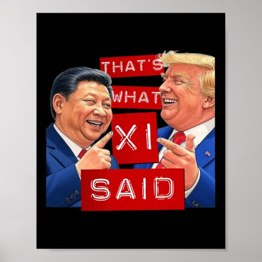 Grappig Trump Meme Grappig Poster (Voorkant)