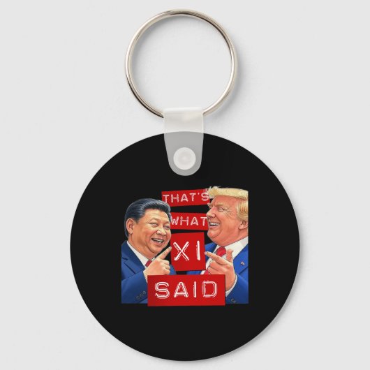 Grappig Trump Meme Grappig Sleutelhanger (Voorkant)