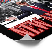 Grappig Trump nieuwjaar Poster (Hoek)