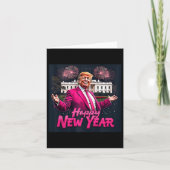 Grappig Trump Nieuwjaarsfeest 2025 Trump Nieuwjaar Kaart (Voorkant)