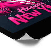 Grappig Trump nieuwjaarsfeest 2025 Trump nieuwjaar Poster (Hoek)