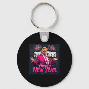 Grappig Trump nieuwjaarsfeest 2025 Trump nieuwjaar Sleutelhanger