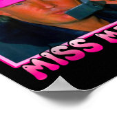 Grappig Trump Pink Mis Me Nog Poster (Hoek)