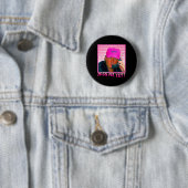 Grappig Trump Pink Mis Me Nog Ronde Button 5,7 Cm (In situ)