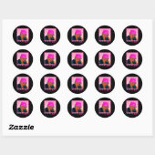 Grappig Trump Pink Mis Me Nog Ronde Sticker (Vel)