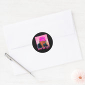 Grappig Trump Pink Mis Me Nog Ronde Sticker (Envelop)