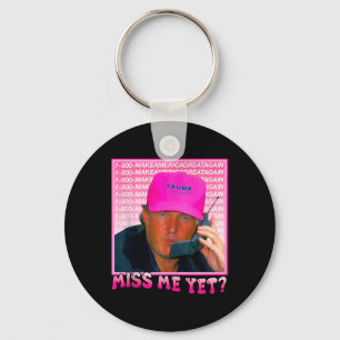 Grappig Trump Pink Mis Me Nog Sleutelhanger