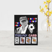 Grappig Trump Poker Shirt Ik Bluff Niet De Noten A Kaart (Gele Bloem)