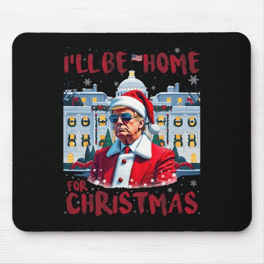 Grappig Trump-President: ik ben weer thuis voor Ch Muismat (Voorkant)