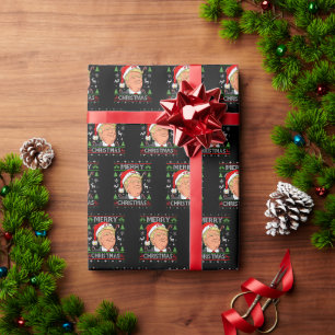 Grappig Trump Prettig Kerstmis Lelijk Kersttrui Ca Cadeaupapier