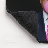 Grappig Trump Roze Bubble Gum Kerstmis Muismat (Hoek)