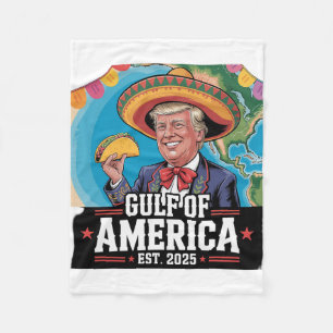 Grappig Trump Shirt Amerika's Golf Est 2025 Trump Fleece Deken