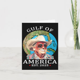 Grappig Trump Shirt Golf van Amerika EST 2025 1 Kaart